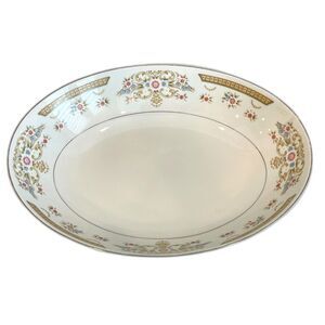 Coronet Signature Collection Select Fine China Oval Serving Bowl Pattern 117